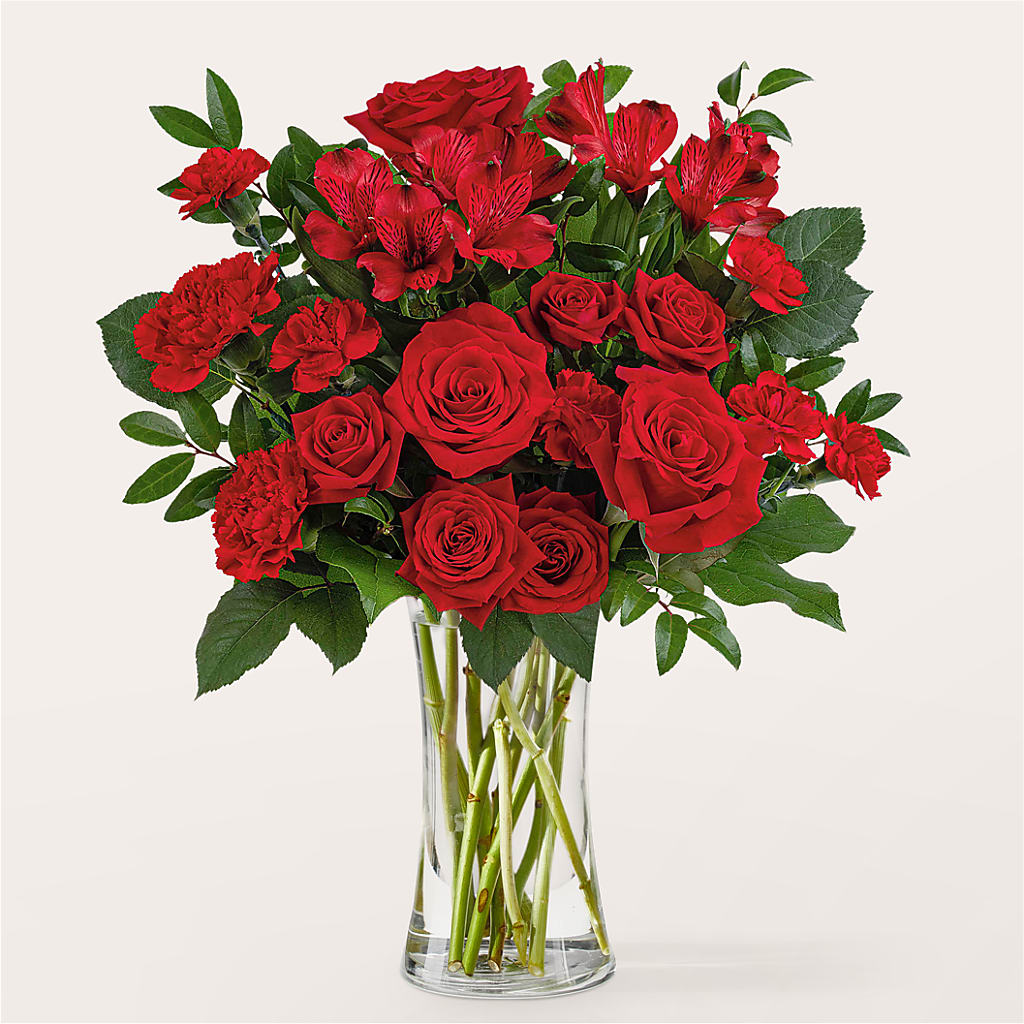 Brilliant Ruby Bouquet – Bloom Studio Llc, Indianapolis IN