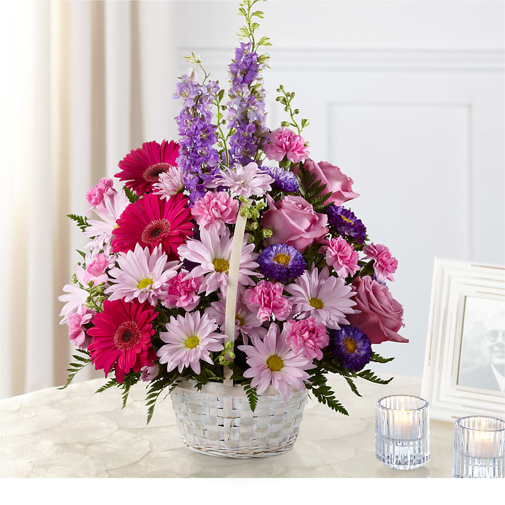 Pastel Peace Basket – Bloom Studio Llc, Indianapolis IN
