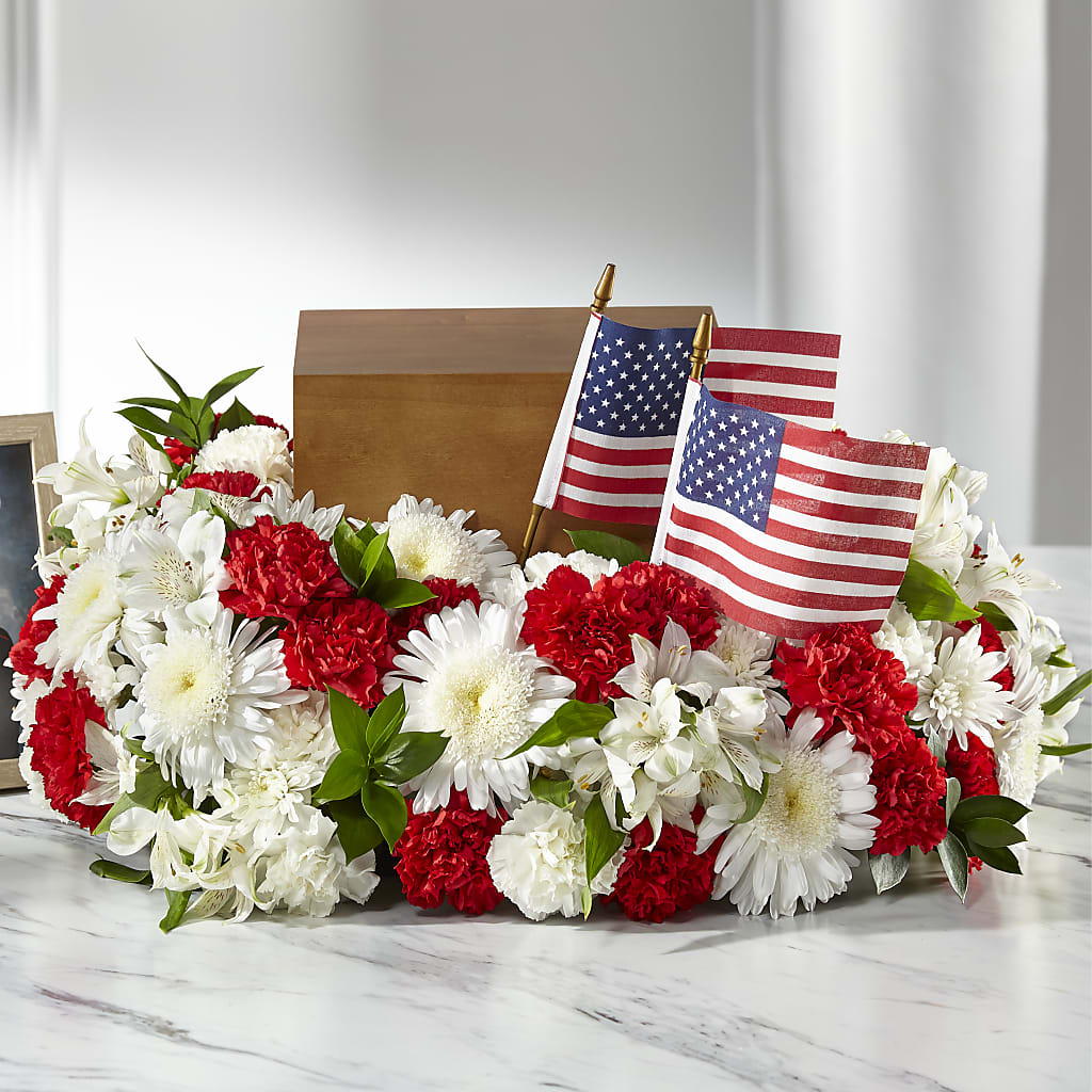 Spirit of Patriotism Cremation Adornment – Bloom Studio Llc, Indianapolis IN