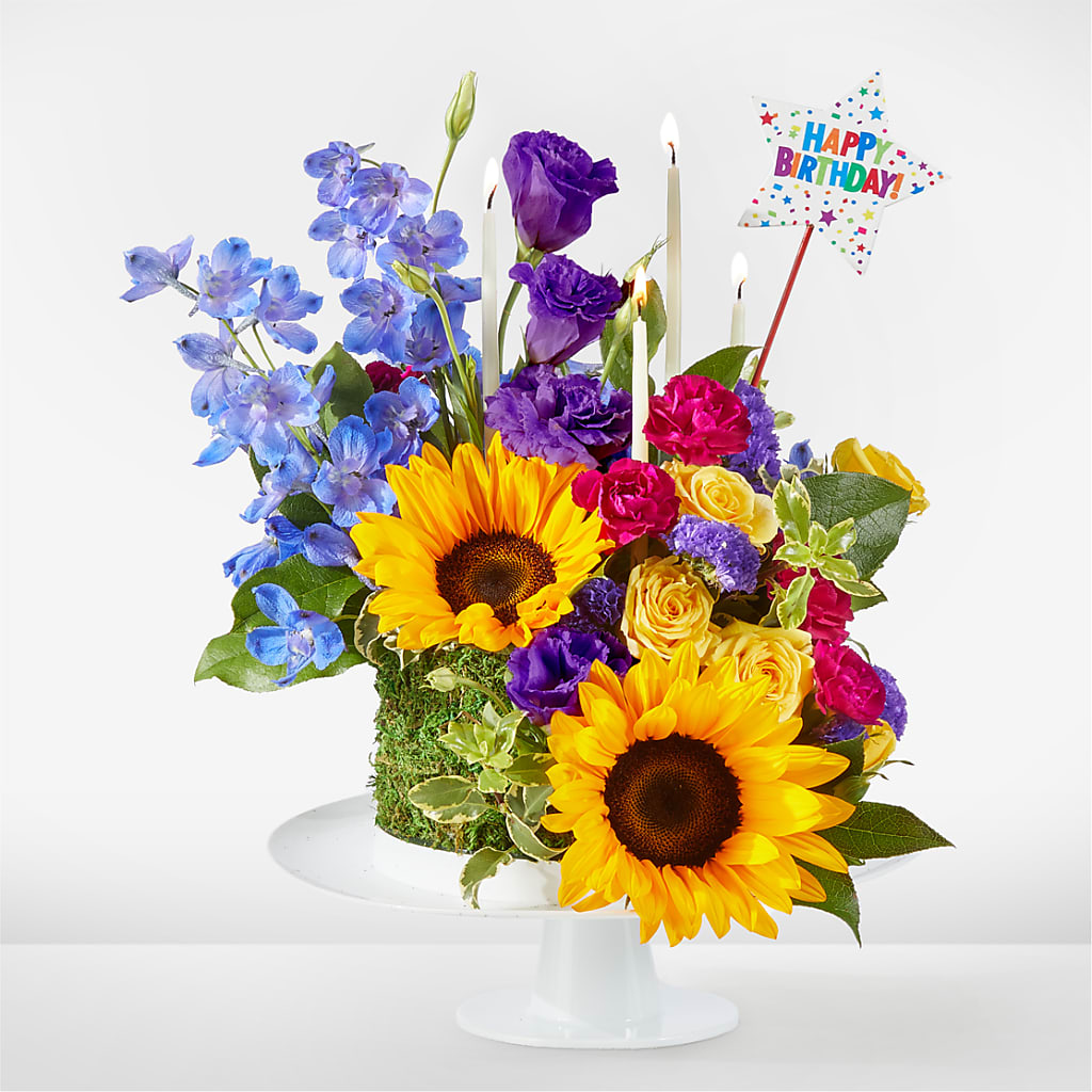 Star of the Day Floral Cake – Bloom Studio Llc, Indianapolis IN
