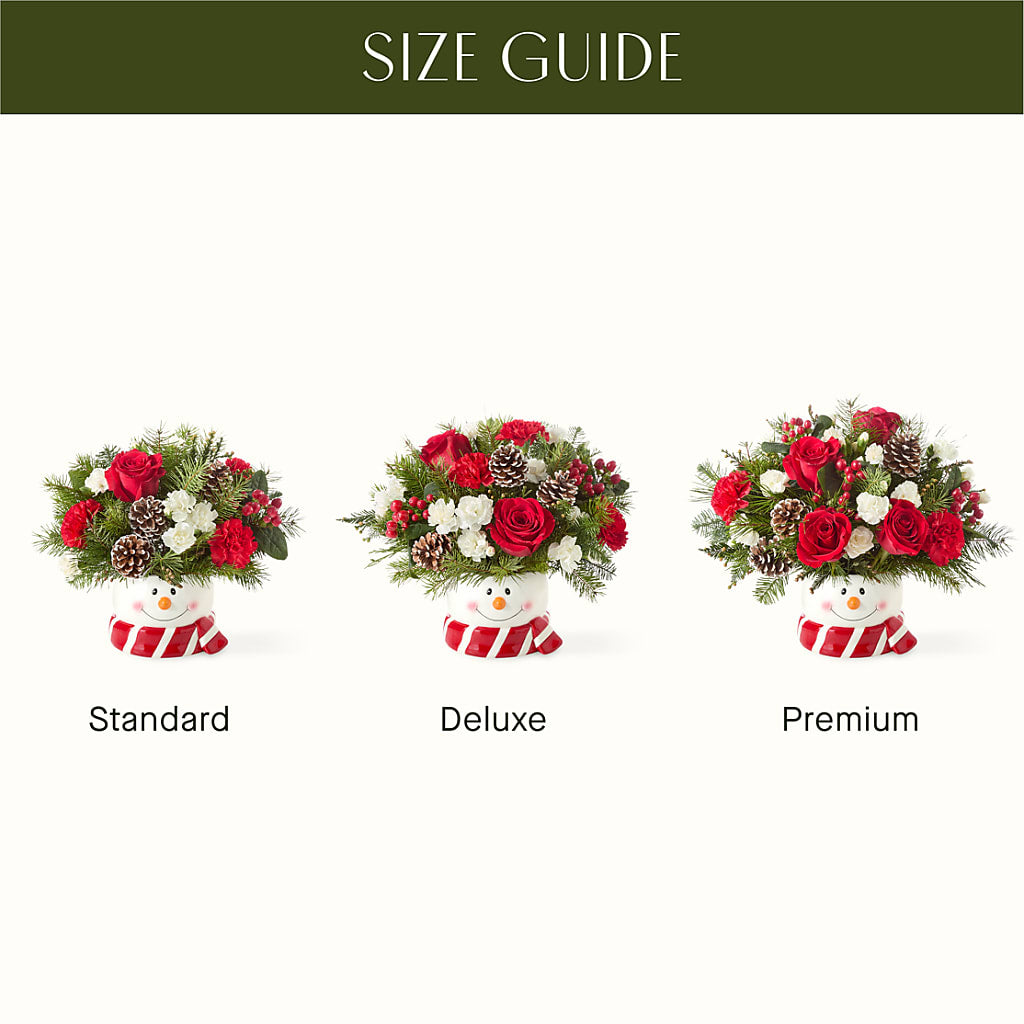 Jolly Snowman Bouquet –  Bloom Studio Llc, Indianapolis IN