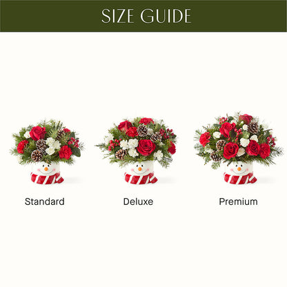 Jolly Snowman Bouquet –  Bloom Studio Llc, Indianapolis IN