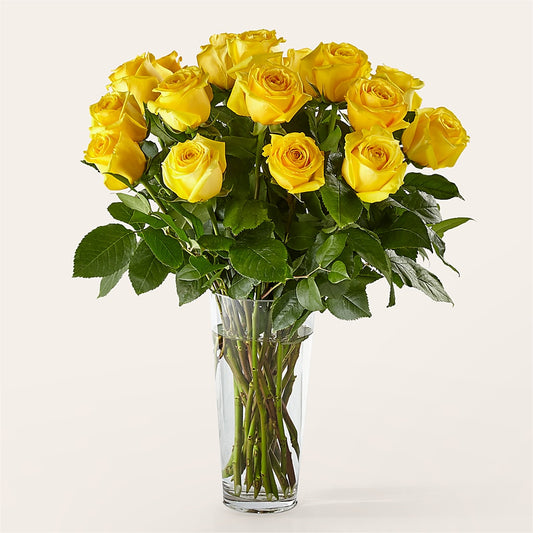 Long Stem Yellow Rose Bouquet –  Bloom Studio Llc, Indianapolis IN