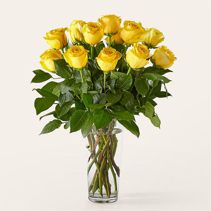 Long Stem Yellow Rose Bouquet –  Bloom Studio Llc, Indianapolis IN
