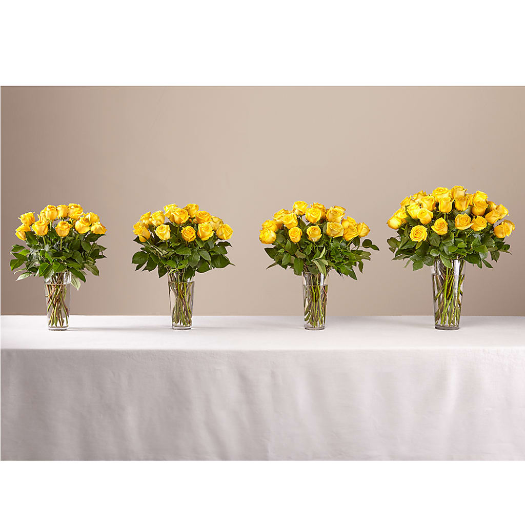 Long Stem Yellow Rose Bouquet –  Bloom Studio Llc, Indianapolis IN