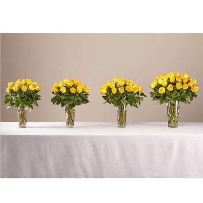 Long Stem Yellow Rose Bouquet –  Bloom Studio Llc, Indianapolis IN