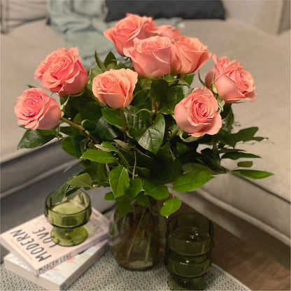Long Stem Pink Rose Bouquet –  Bloom Studio Llc, Indianapolis IN