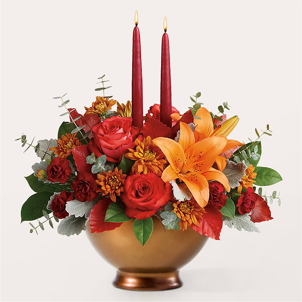 Fruits of Fall Centerpiece –  Bloom Studio Llc, Indianapolis IN
