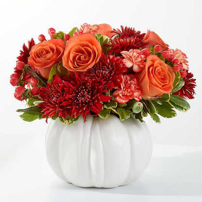 Bouquet de citrouilles d'automne