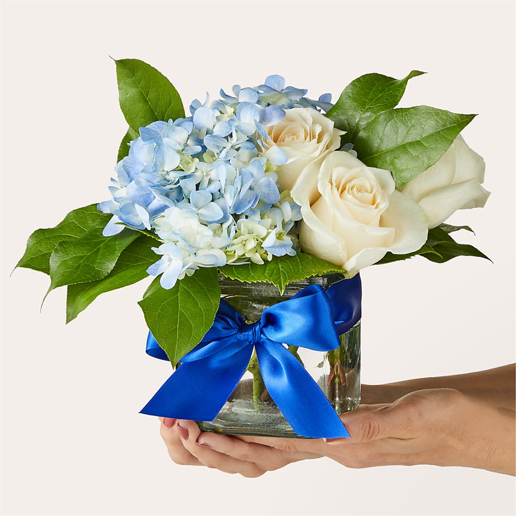 Sky Blue Delight Bouquet –  Bloom Studio Llc, Indianapolis IN