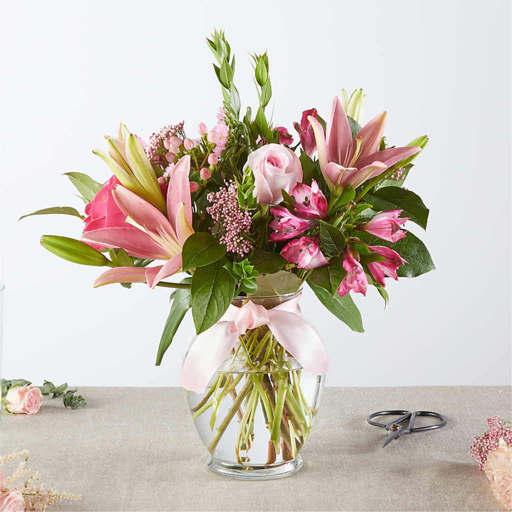 Lazo Rosa - Una Creación Original de la Floristería
