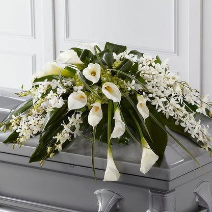 Angel Wings Casket Spray –  Bloom Studio Llc, Indianapolis IN