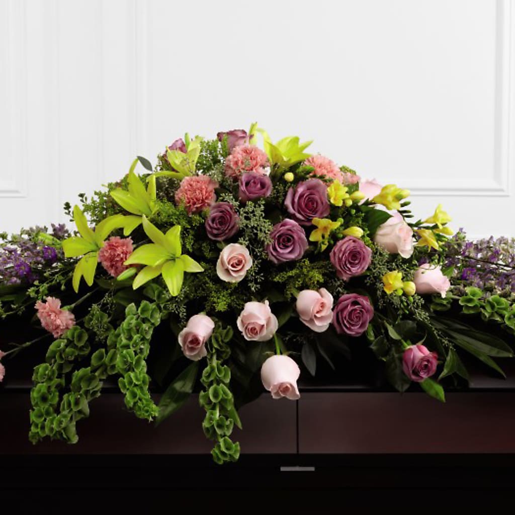 Ramo fúnebre para ataúd Eterno Amor