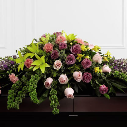 Ramo fúnebre para ataúd Eterno Amor