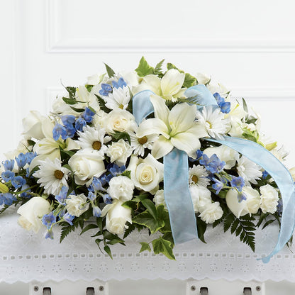 Tender Treasure Casket Spray –  Bloom Studio Llc, Indianapolis IN