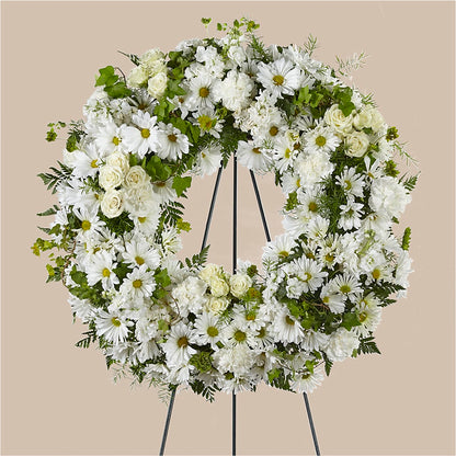 Faithful Wishes Wreath –  Bloom Studio Llc, Indianapolis IN