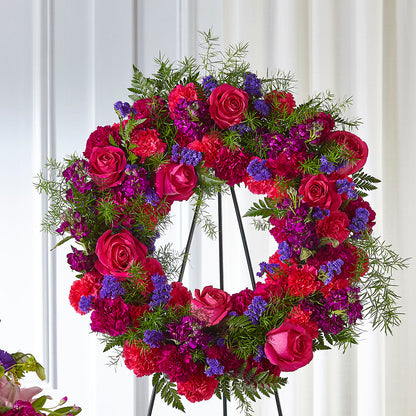 Calming Colors Wreath –  Bloom Studio Llc, Indianapolis IN