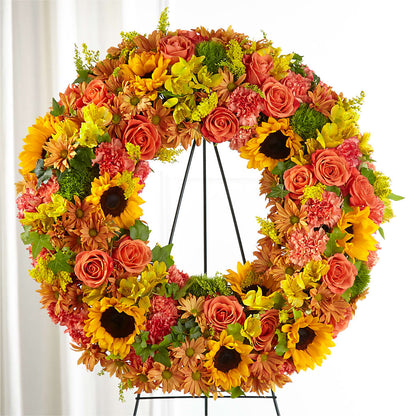 Autumnal Memories Wreath (Standard) –  Bloom Studio Llc, Indianapolis IN