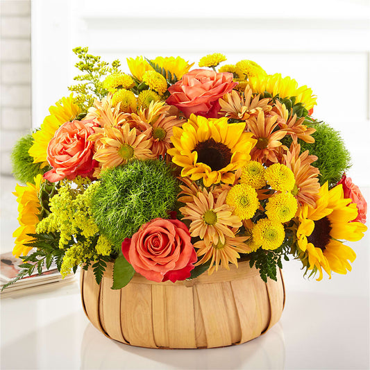 Harvest Sunflower Basket –  Bloom Studio Llc, Indianapolis IN
