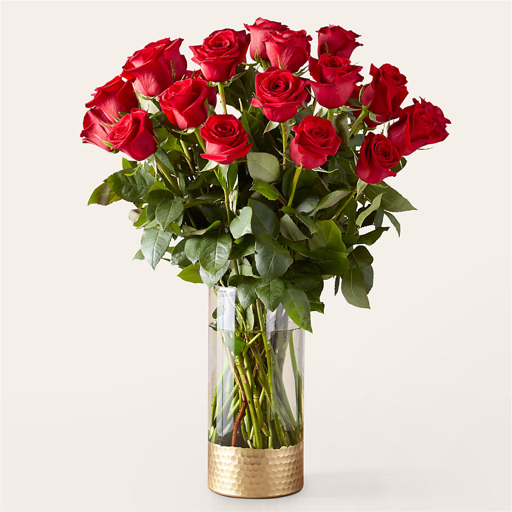 Bouquet de roses rouges classiques « Amour »