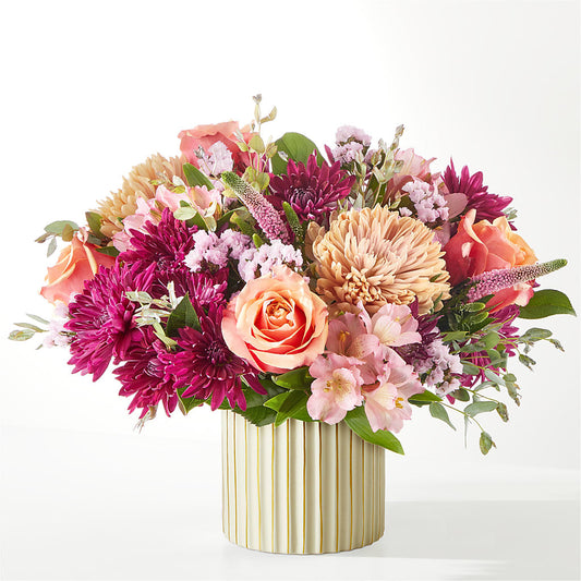 Berry Cobbler Bouquet with Ivory Vase –  Bloom Studio Llc, Indianapolis IN