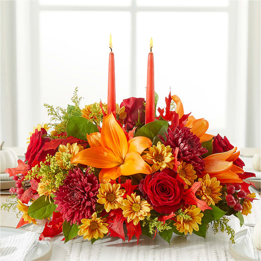 Autumn's Embrace Centerpiece –  Bloom Studio Llc, Indianapolis IN