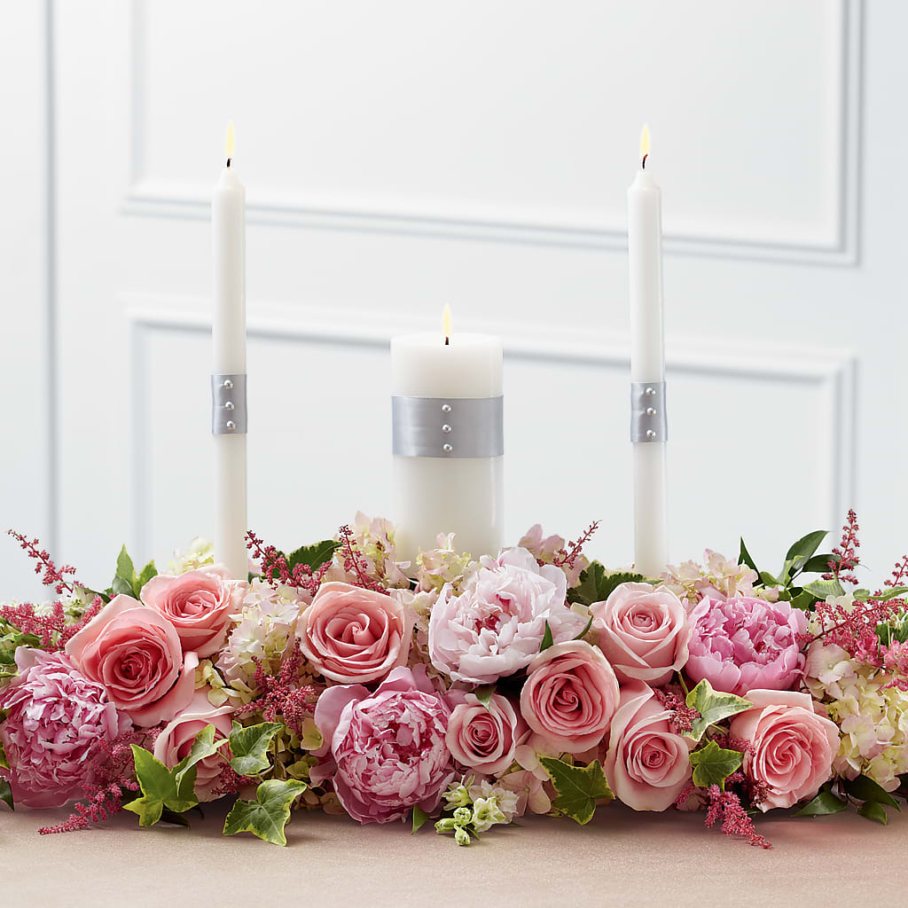 Arreglo de velas de unidad Romance mundial