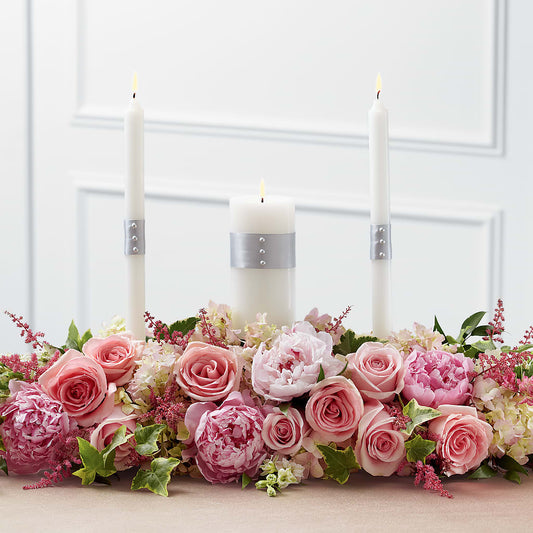 Arreglo de velas de unidad Romance mundial