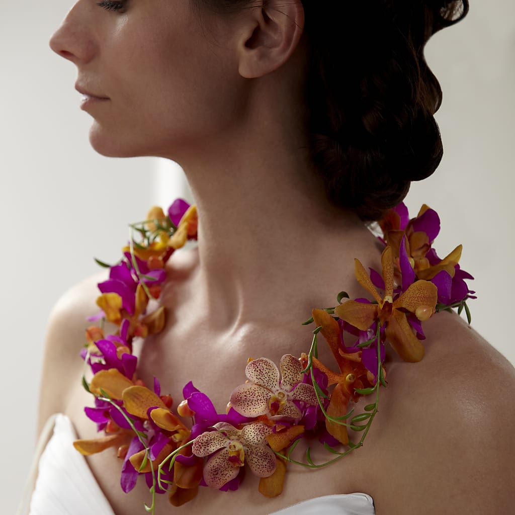 Mon doux collier floral d'amour