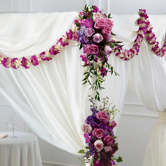 Decoración de jupá con color y luz